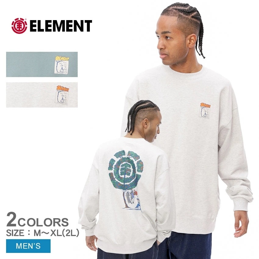 メンズ スウェット プルオーバー 裏起毛 防寒 トップス 長袖 ストリート プリント ビッグシルエット ゆったり KAMO NATURAL RAMP CR BE022010