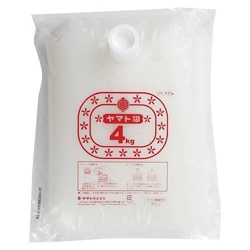 （まとめ買い）ヤマト キャップ付ポリ袋のり 4kg事務用 4KG-J 00004845 [x3]