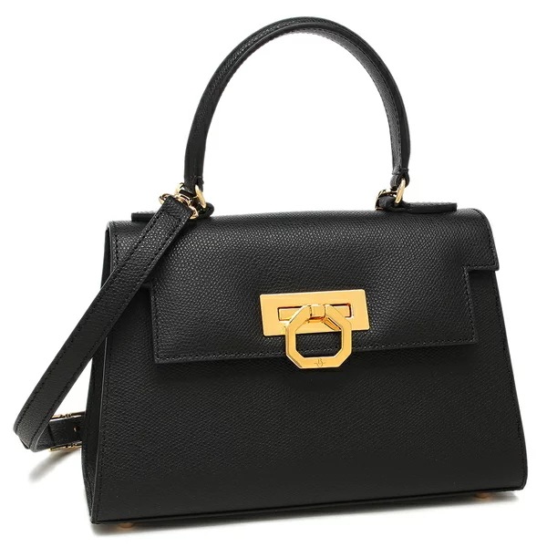 ハンドバッグ ショルダーバッグ グレタ ブラック レディース P245 NERO