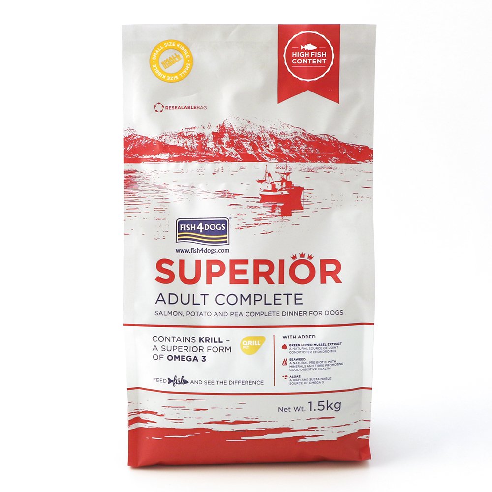 ドッグフード　フィッシュ４ドッグ　スーペリア　アダルト　１．５ｋｇ　ＣＲＣ45―05―99―00―00