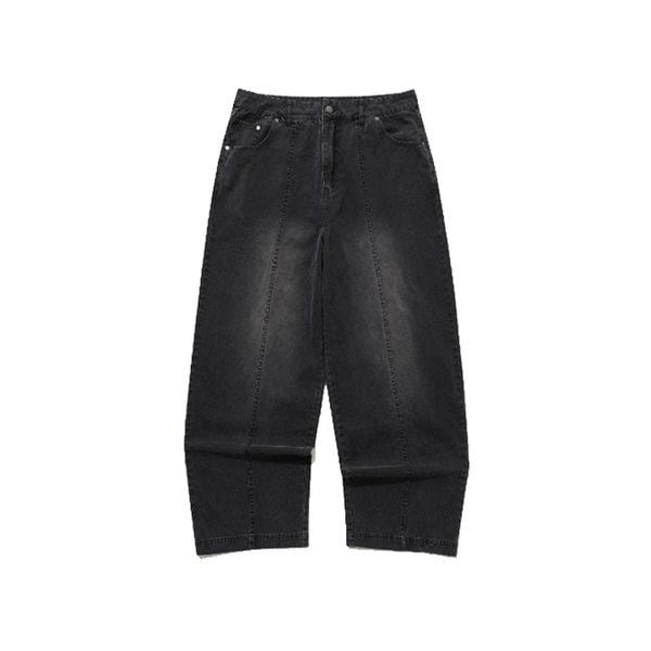 NQ ウォッシング ドリル デニム パンツ UR111CPT31DBK1