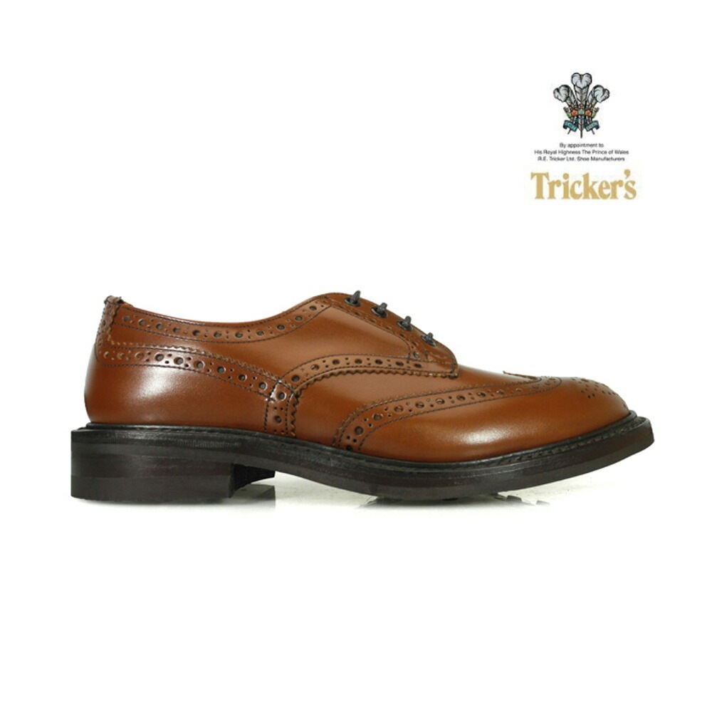 トリッカーズ バートン メンズ ダイナイトソール ブローグシューズ ビーチナット アンティーク TRICKER S M5633 BEECHNUT[5633-beechnut]