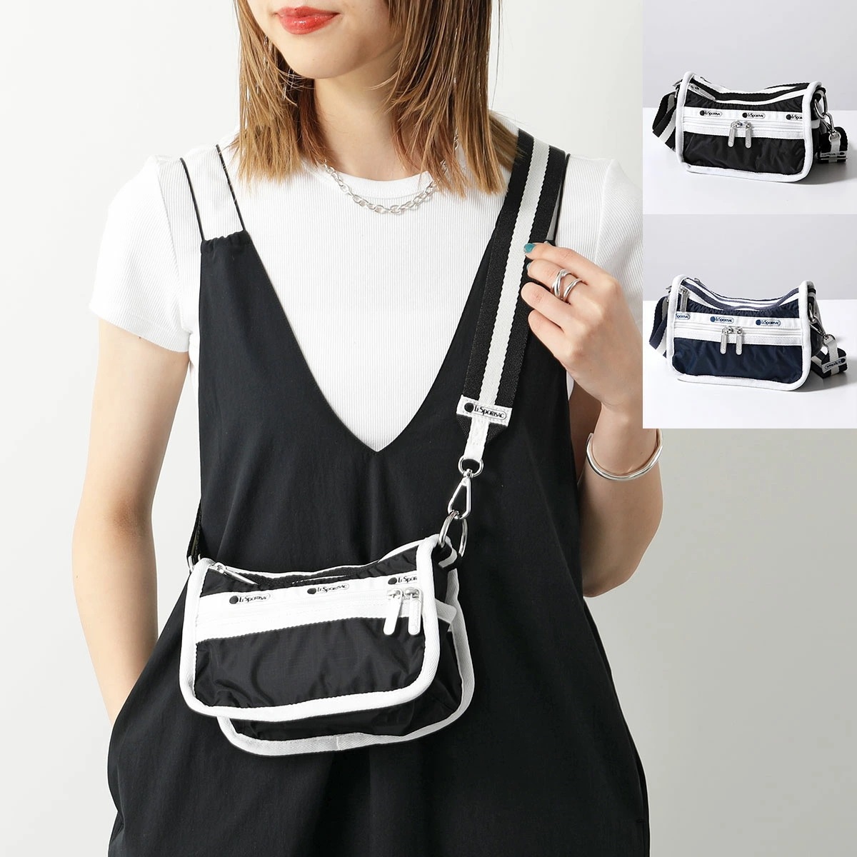LeSportsac レスポートサック ショルダーバッグ SMALL LOAF CROSSBODY CLASSIC SPECTATOR 1222 レディース ナイロン 軽量 鞄 カラー2色
