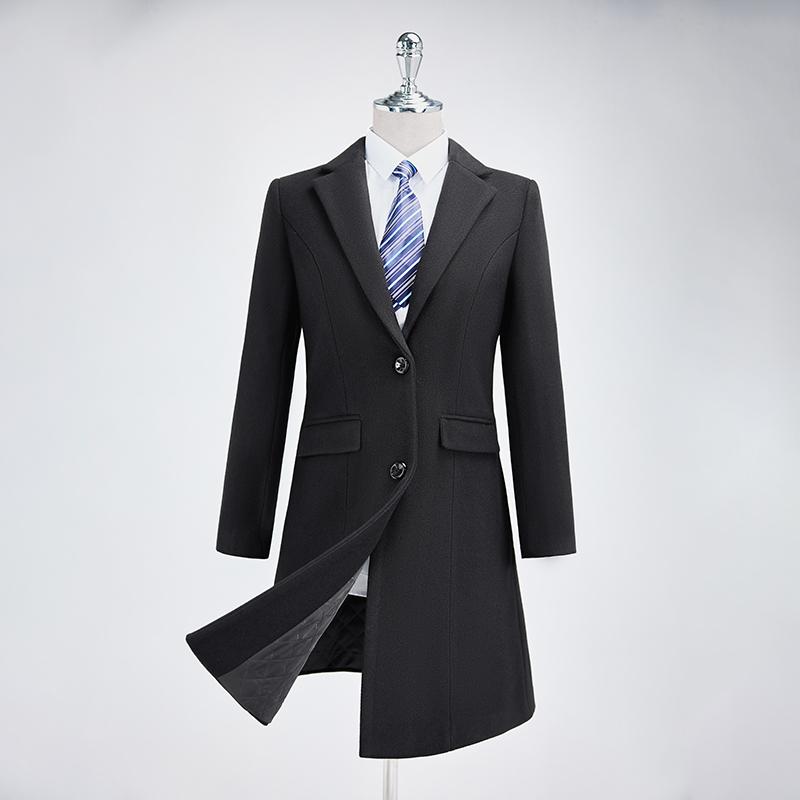 秋服 レディース ファッション オシャレ カワイイ シンプル 大人カワイイ 大きいサイズ ハイエンド ビジネス ジャケット キルティング 黒 ウール コート