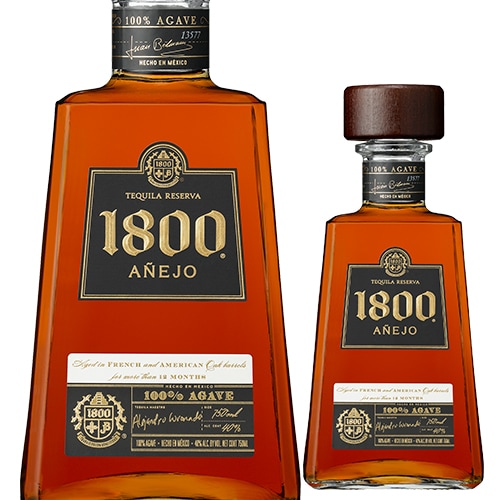 ネット限定】 1800 クエルボ アネホ 長S ANEJO TEQUILA テキーラ 40度