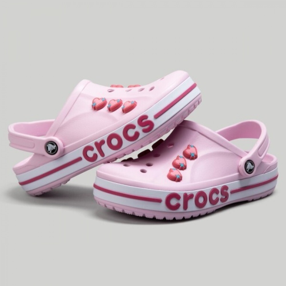 クロックスバヤバンドクロッグピンク 205089-6TG
