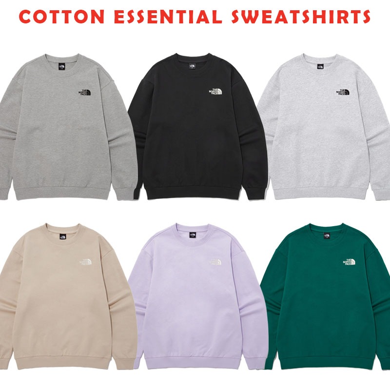 韓国正規品保証 関税負担なし NM5MP40A COTTON ESSENTIAL SWEATSHIRTSデイリー 基本 着装 男子 女子 人気 韓国 ファッション 男女共用 アウトドア