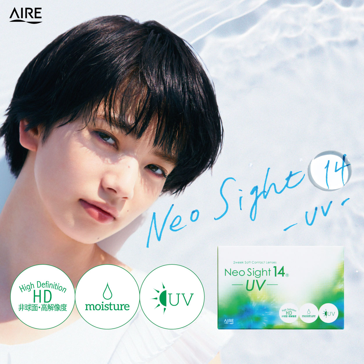 【6箱セット】(1箱6枚) NeoSight14 ネオサイト14 コンタクトレンズ 2week [neosight-2week][AI]