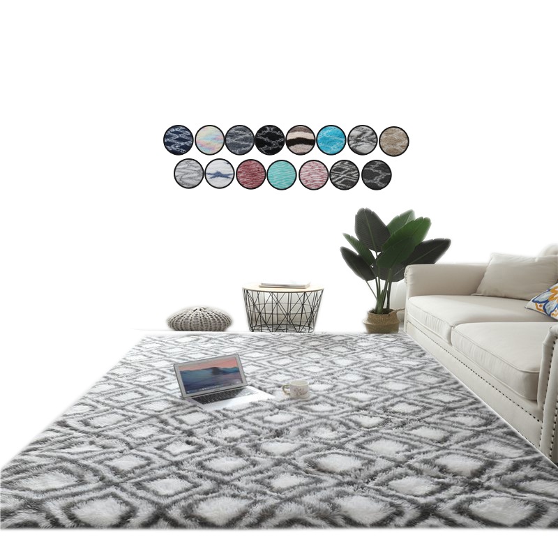 寝室のカーペットリビングルームおしゃれなロングヘア寝室マット足マットレス 200x300cm 7,310円