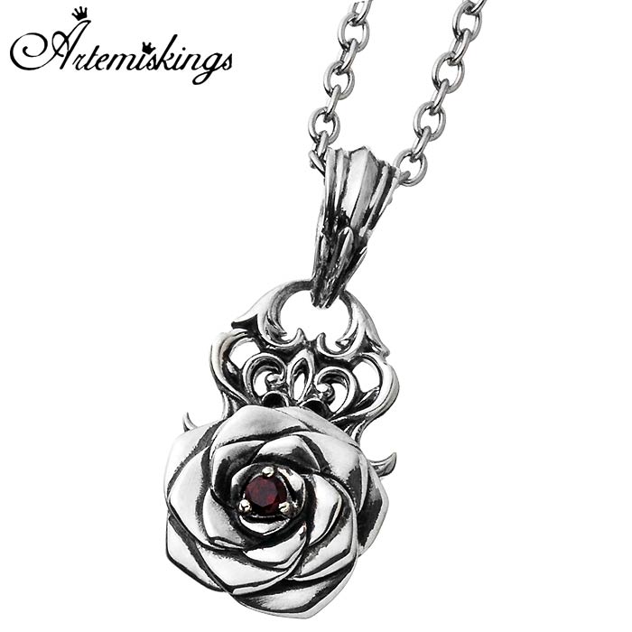アルテミスキングス ARTEMIS KINGS 薔薇 ローズ シルバー ネックレス AKP0128AKCN AKP0128AKCN