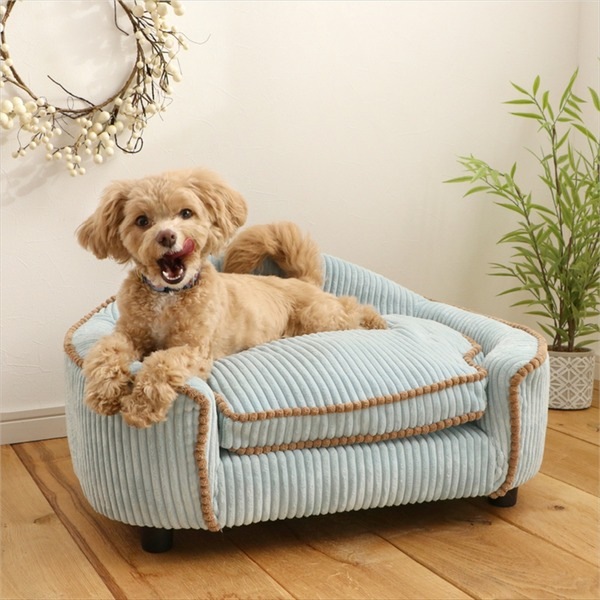 ペット用 ベッド ソファ 犬用 猫用 MARRON マロン BL ブルー ペット用品