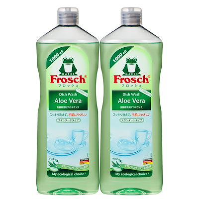 フロッシュ アロエ ベラ 食器用洗剤 1000ml x 2本 2set ...のサムネイル