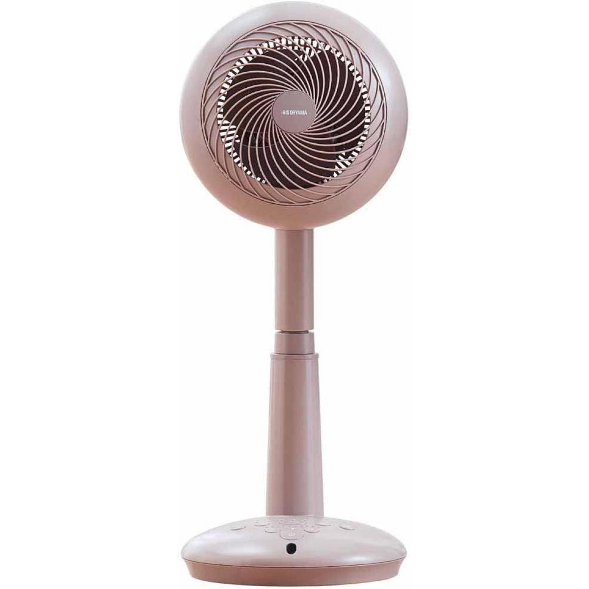 アイリスオーヤマ 扇風機 サーキュレーター STF-DCC15T-P フォギーピンク WOOZOO 上下左右首振り 24畳 パワフル送風 DCモーター リモコン付き