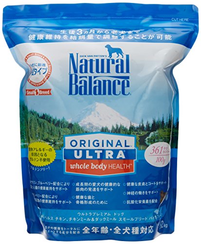 ナチュラルバランス ホールボディヘルス 小粒 ドッグフード チキン 4ポンド(1.82kg) 10,725円