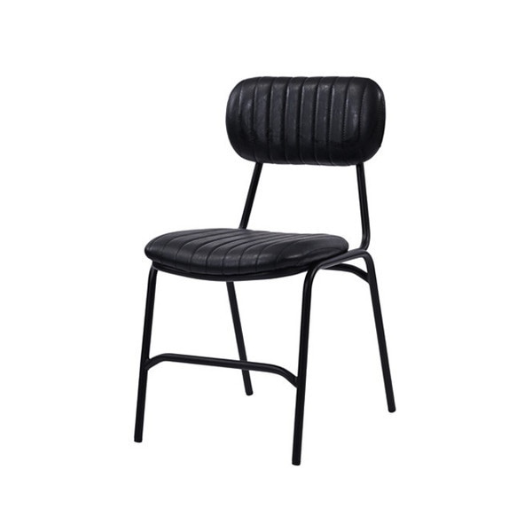 Rattan World RLC320BK ダイニングチェア ブラック KLUB14 シリーズ 2脚組 メーカー直送