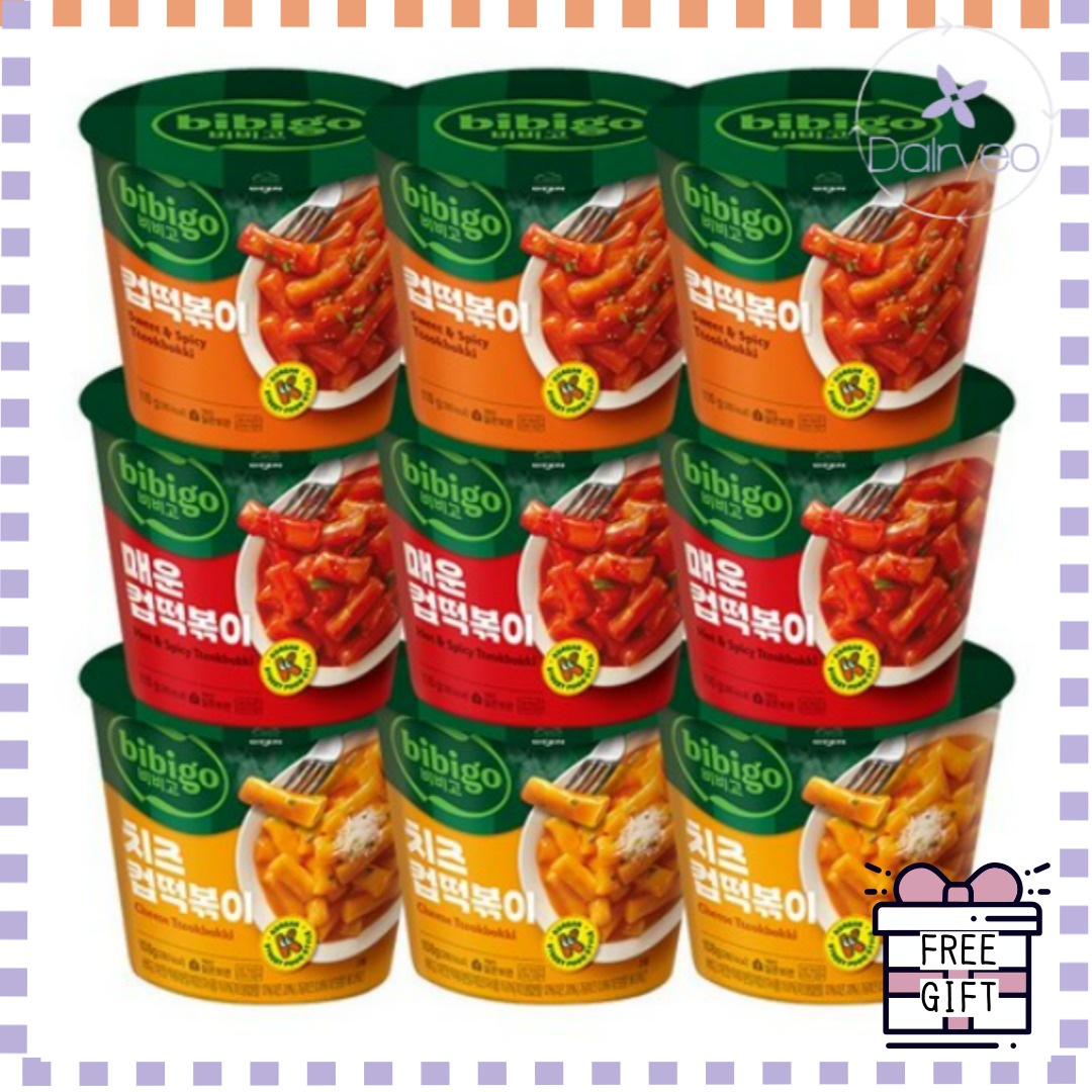 [ソジン家2] 常温 カップトッポッキ 3種 (基本/辛味/チーズ) x3個ずつ 計9個 韓国食品 トッポッキ カップトッポッキ 室温 米 チーズ 辛口 おやつ 餅 서진이네2 떡볶이 컵 쌀떡