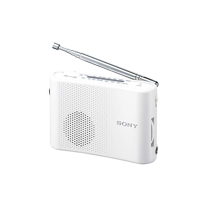 【即日発送】ソニー FM/AMハンディーポータブルラジオ ホワイト ICF-51/W
