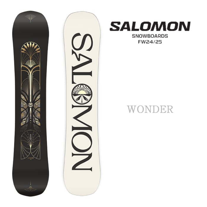 新品未使用 24-25 SALOMON BOARD WONDER 144cm安心保証 即日発送 土日祝発送OK 128