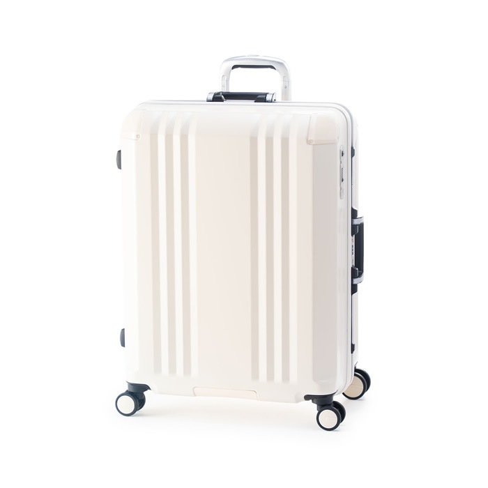 ハードキャリーケース デカかるEdge FRAME 5～7泊 73L ALI-070R-24-VN バニラホワイト