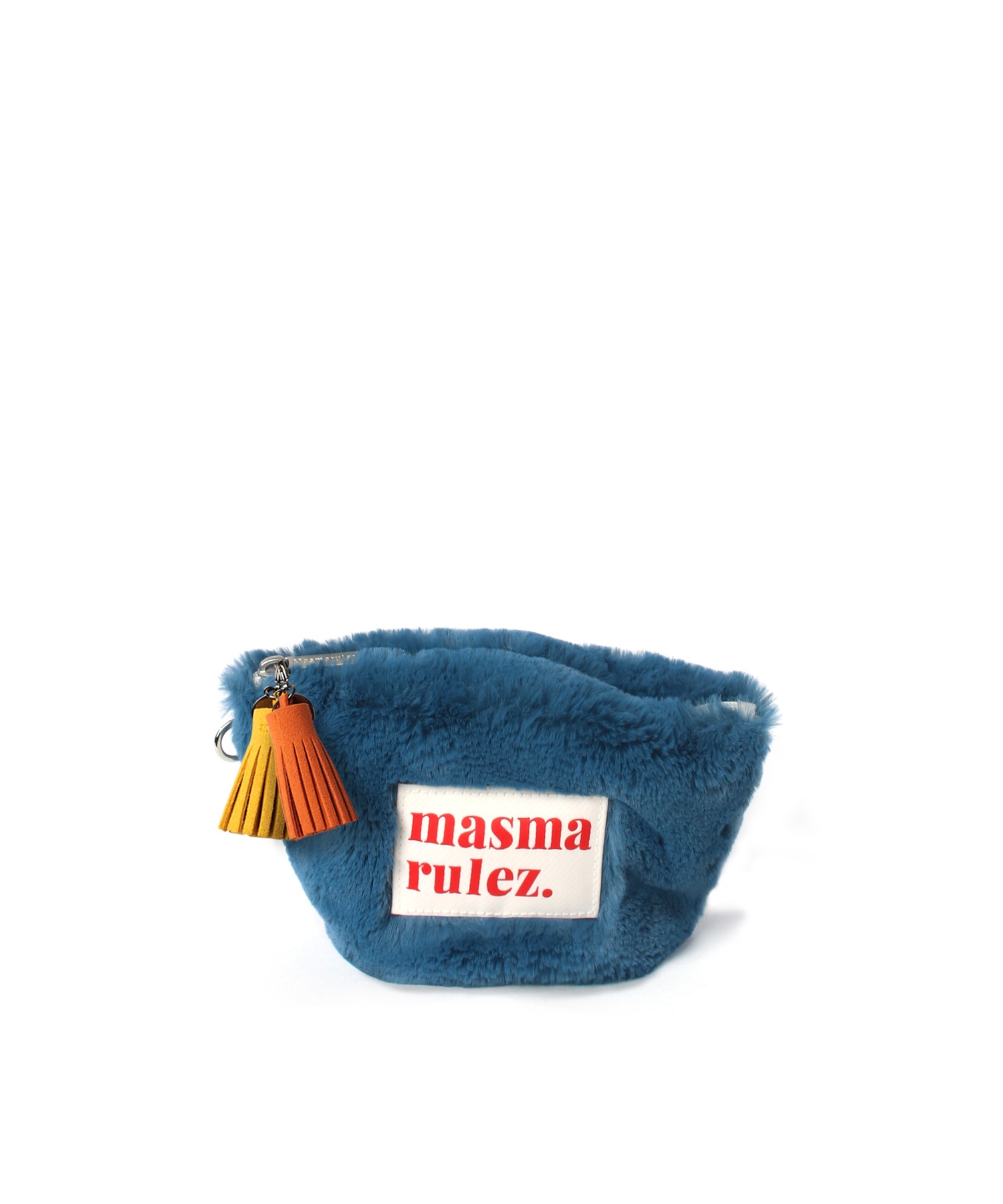 MASMARULEZ スタンドポーチ _ ボディピーコックブルー