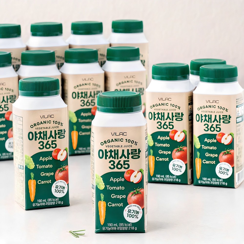 備落有機加工食品認証野菜愛365果菜ジュース190ml24個