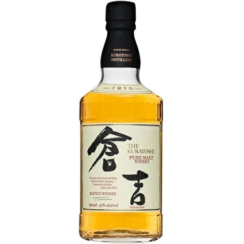 松井酒造 マツイピュアモルトウイスキー 倉吉 43度 700ml6本【北海道沖縄県東北四国九州地方は必ず送料がかかります】