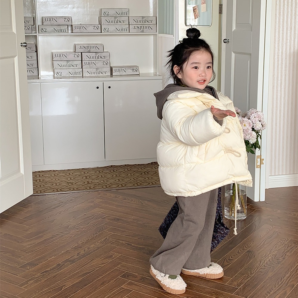 女児綿コート冬用子供手詰め綿コート女児厚手あったか綿コート（アフターサービスなしの返品交換不可）