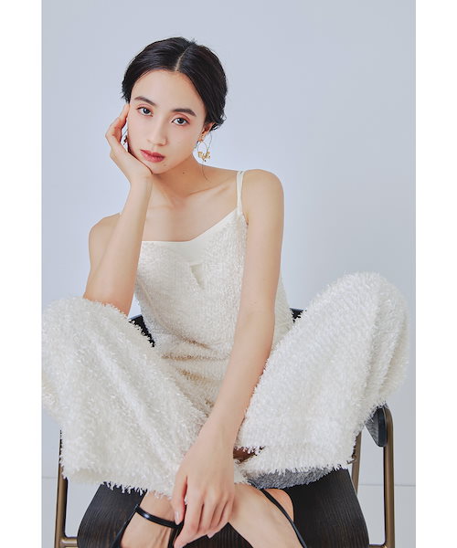 niana カットアウトドットチュールドレス niana ニアナ カットアウトドットチュールドレス[品番