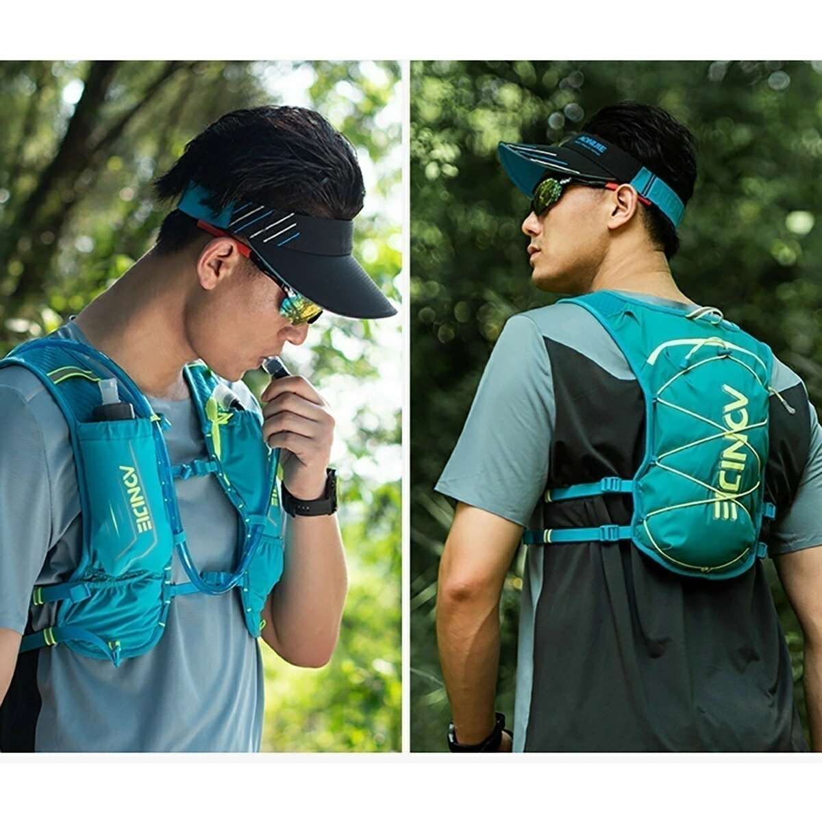 【大好評！最安値挑戦!】トレイルラン トレラン ザック バック 5L 3色 超軽量 スタイリッシュ ハイドレーション ベストパック バックパック マラソン ランニング ジョギング C9107