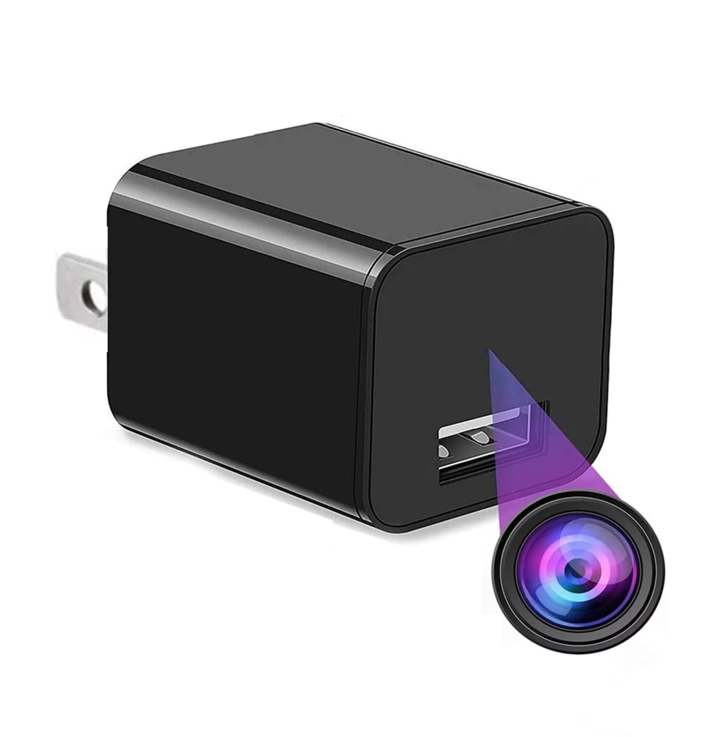 最新 正規品 TB-C1wifi 小型 防犯 カメラ Wi-Fi マイクロSDカード 128GB対応 長時間録画 1080P ネットワーク P2P 隠しカメラ スパイカメラ コンセント USB AC 6,605円