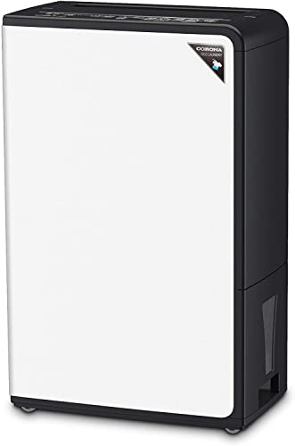 CORONA(コロナ) 衣類乾燥除湿機 【日本生産】 除湿量10L (木造11畳 / 鉄筋23畳まで) コンプレッサー式 ブラック CD-H10