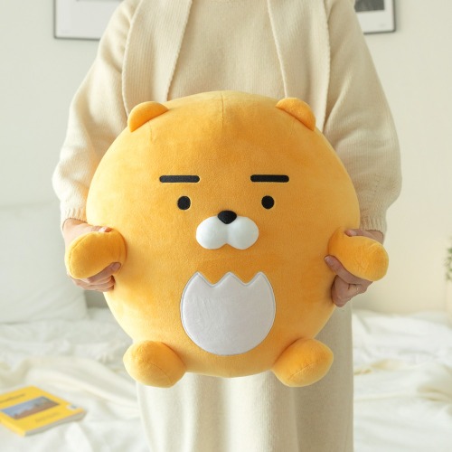 KAKAO FRIENDS 公式正規品 ビッグ まるまる クッション 36×37cm ライアン
