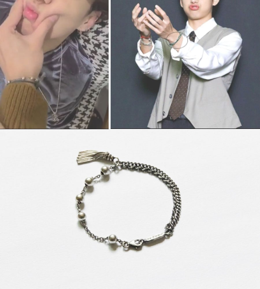 HANNA BTS V BTSテテ着用ブレスレットテテのフォトカード付き