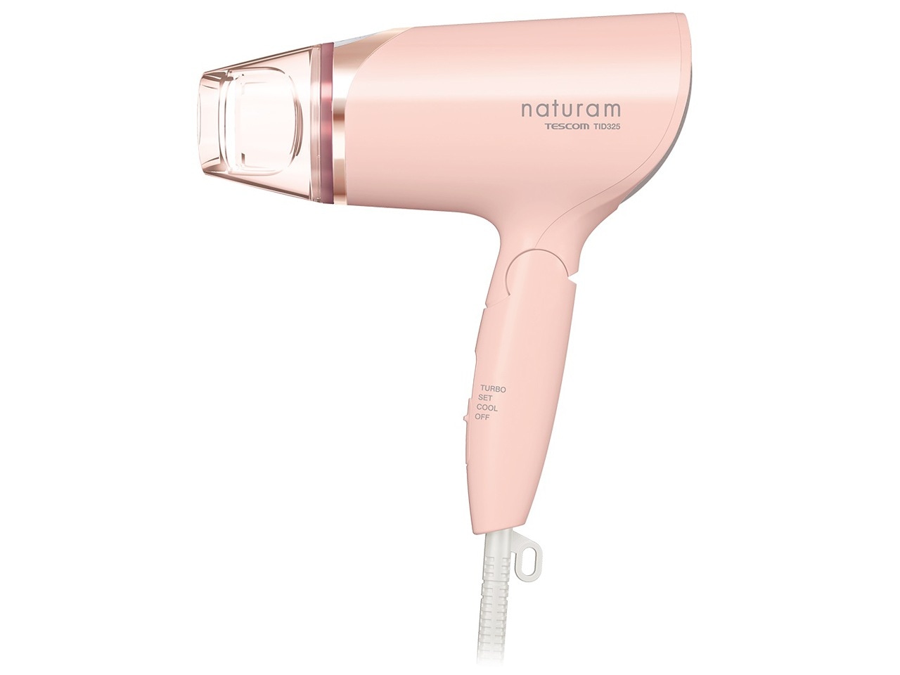 naturam TID325-P [ピンク] マイナスイオンヘアードライヤー