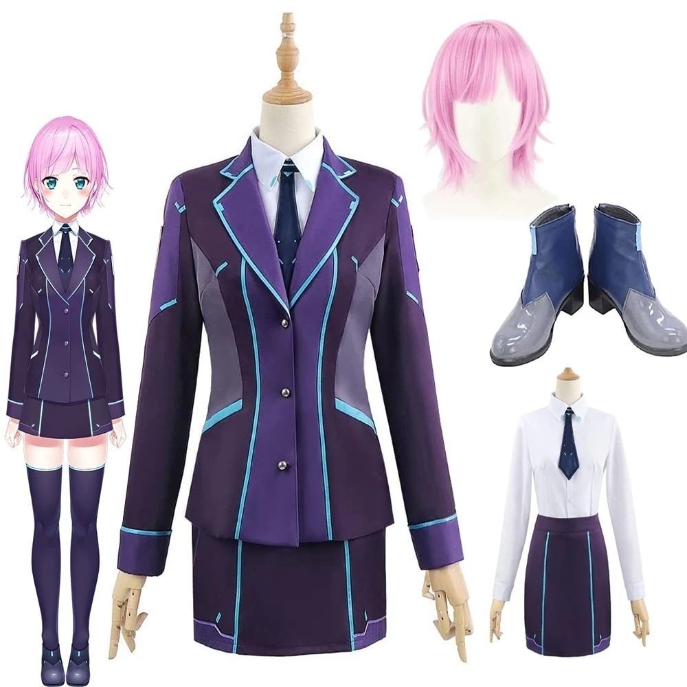 にじさんじ VTuber バーチャル 夕陽リリ ゆうひりり コスプレ衣装 ウィッグ 靴追加可 ハロウィン クリスマス 学園祭 文化祭 仮装 仮装 演出服 コスチューム