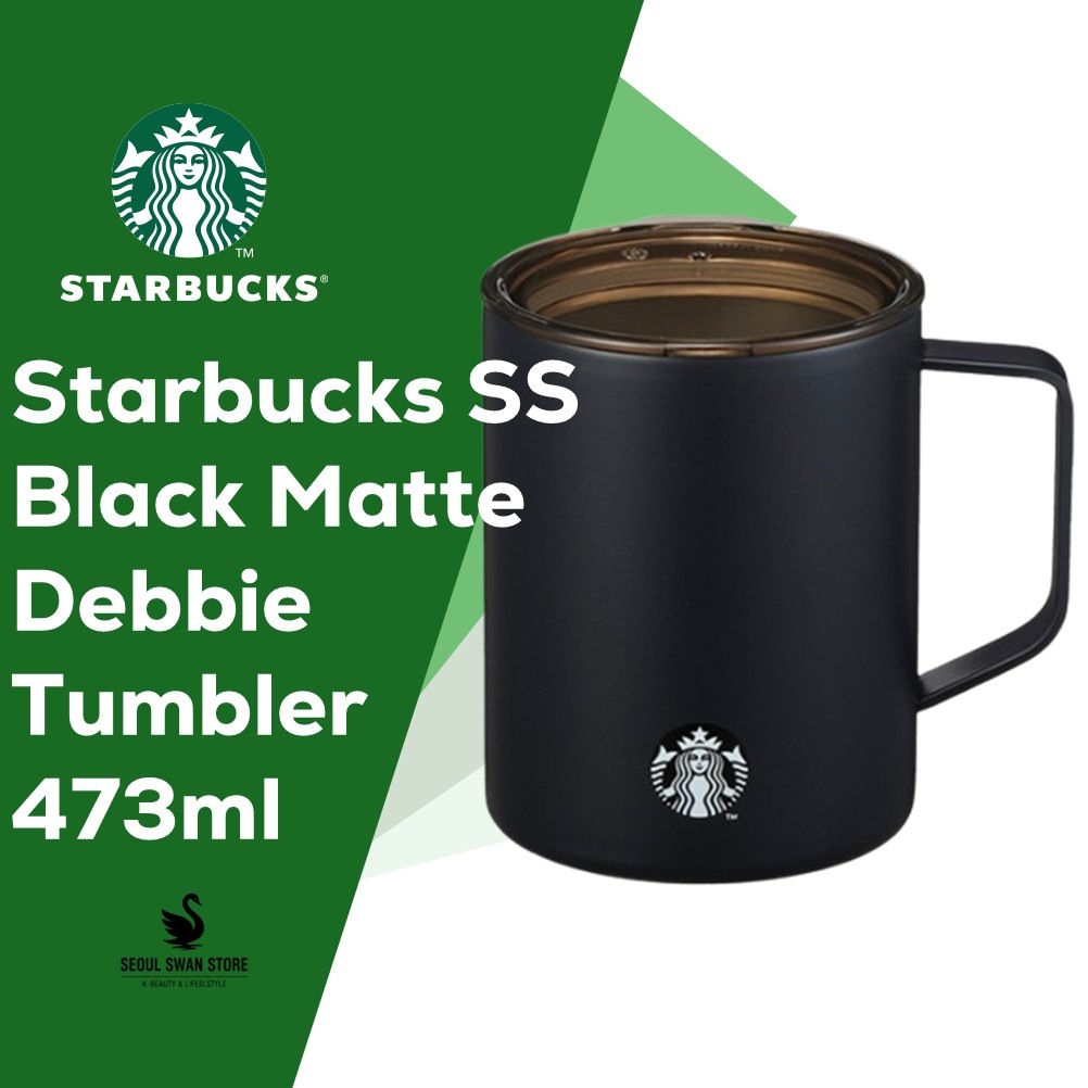 【正規品】スターバックス SS ブラックマット デビー タンブラー 473ml