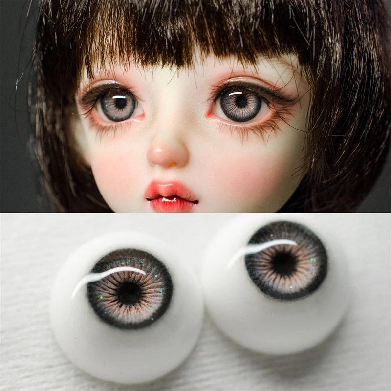 BJD ドールアイ ドール用 真人風 石膏アイ 10/12/14/16/18/20/22/24mm SD/MSD/幼SD球体関節人形用レジンアイ