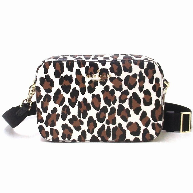 Kate spade ケイトスペード アウトレットショルダーバッグ マディソン スポッテッド レオパードプリント カメラバッグ 斜め掛けバッグ KI377 250