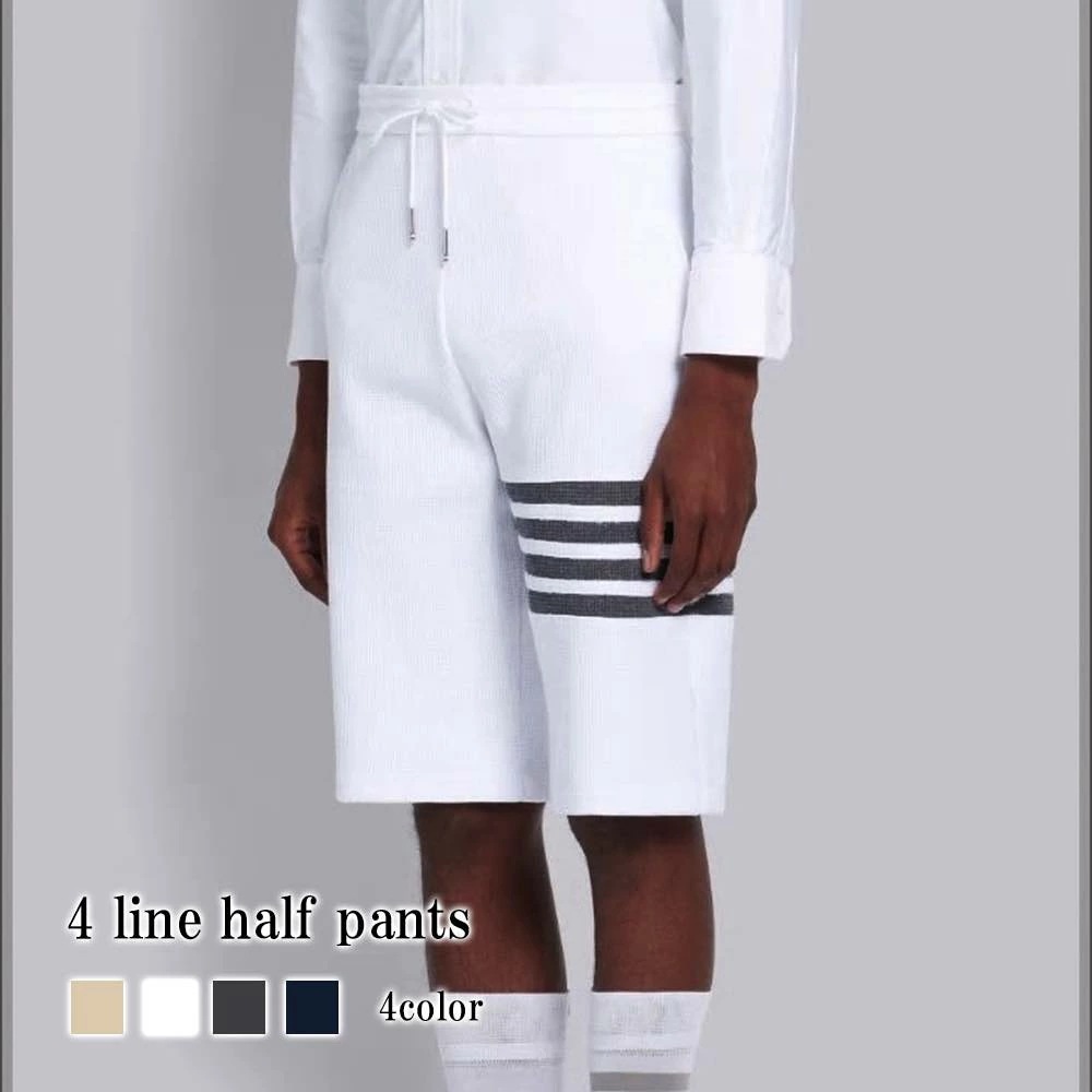 ショートパンツ メンズ 4ラインハーフパンツ 丈 ブランド コーデ 短め デニム 秋 黒 サーフパンツ 春 夏 大人 ショート ストレッチ スポーツウェア ルームウェア おすすめ スポーツ あったか