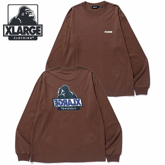 メール便 バックサイド OG ロングスリーブTシャツ [101251011006] メンズ トップス 長袖 ロンティー バックプリントティー BROWN 正規取扱店 5,863円