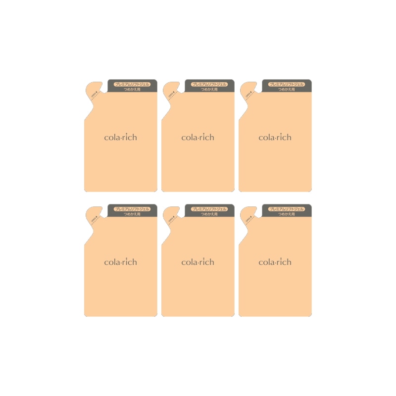 コラリッチEX プレミアムリフトジェル パウチタイプ 55g 6袋セット