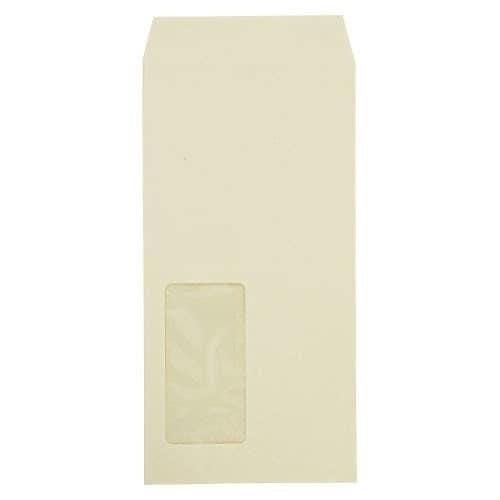 壽堂紙製品 マド付封筒長3ハーフトーンカラークリーム 03226 00006288