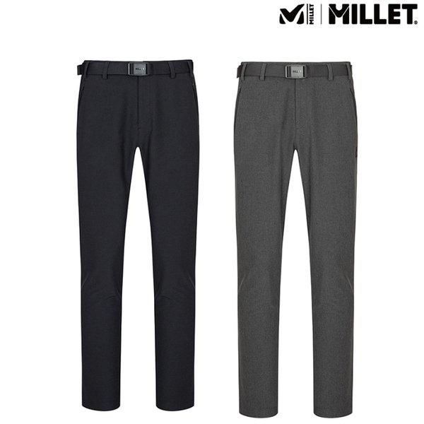 【25新作 30%OFF】メンズ 春秋パンツ 伸縮性の良い メランジ シグネチャー パンツ_MXUFP030II_US