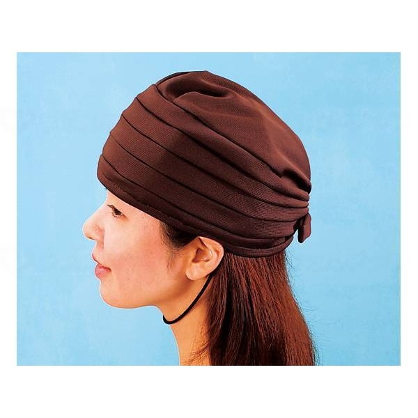 キヨタ おでかけヘッドガードEタイプ ターバンタイプ ブラウン M KM-1000E メーカー直送