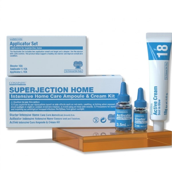 スーパージェクション·ホームケア SUPERJECTION HOME Intensive Home Care Ampoule & Cream Kit+ Gift(1pcs)