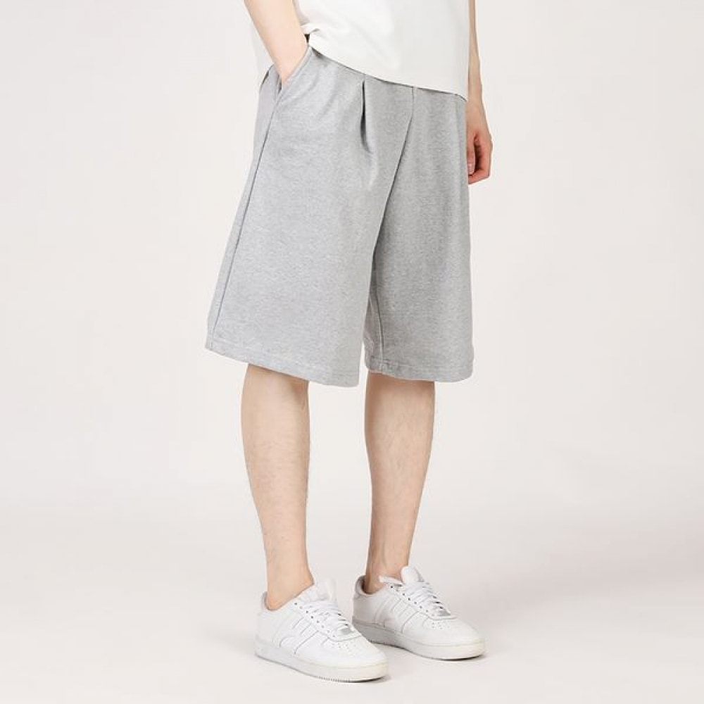 [ジュアンス] ワイドズリバミューダカジュアルウエストバンドショーツGICP0164