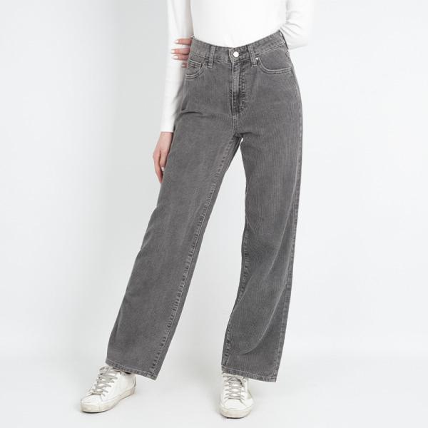女性ジーンズ カチオン コーデュロイ グレー YN4W6105 G
