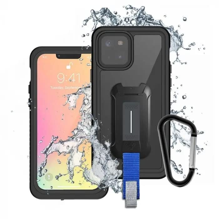 [ARMOR-X] iPhone 13用ケース IP68 Waterproof Protective Case ブラック MX-IPH-13 (Black)