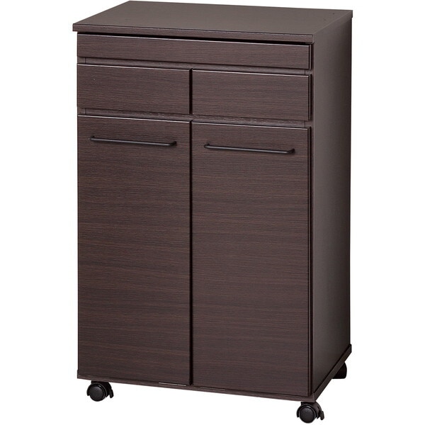 23733 スライド棚付ダストボックス2D ブラウン メーカー直送