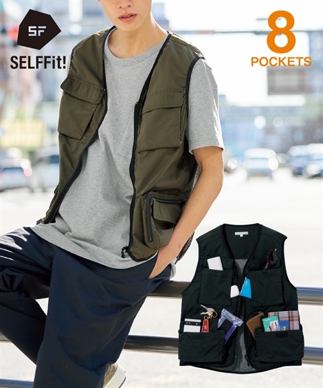 ベスト 累計32000枚突破 カバン要らずメッシュベスト